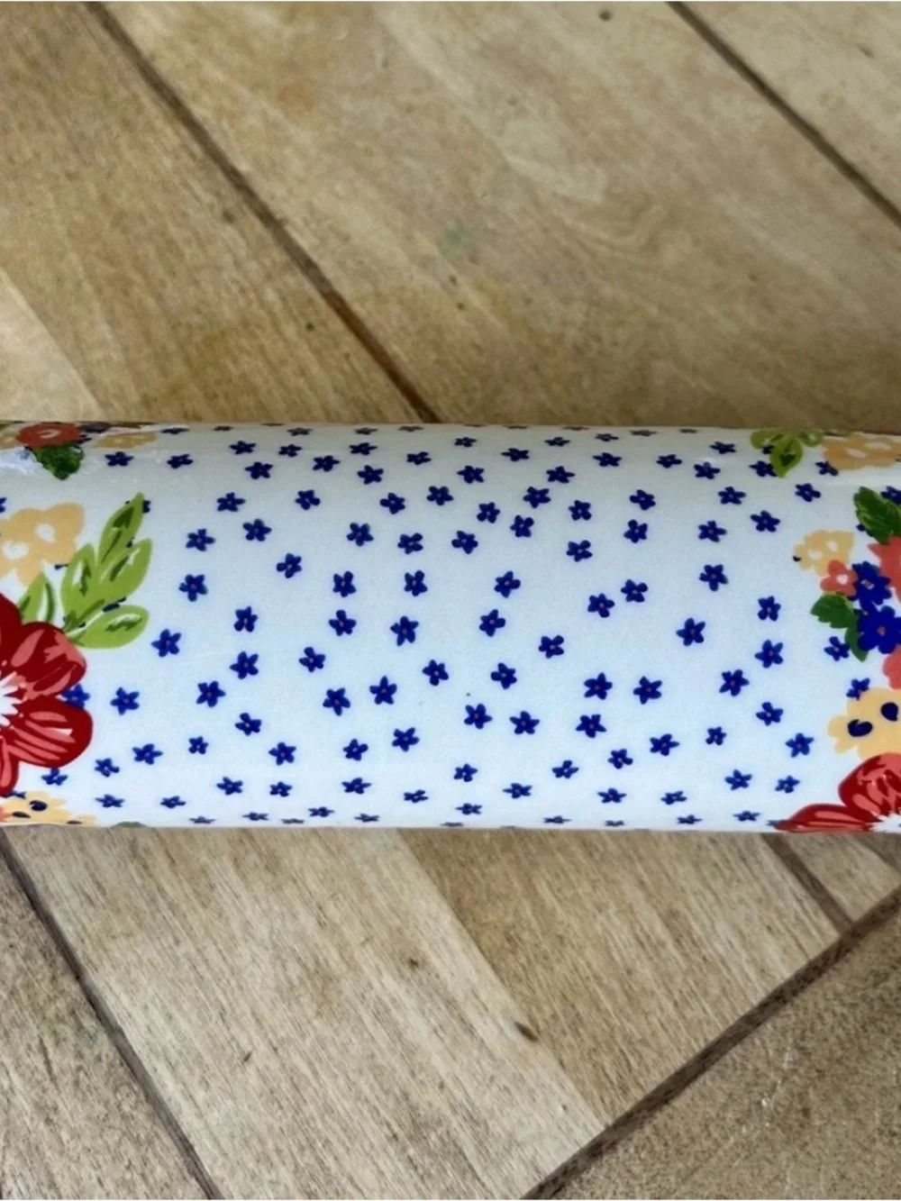 Pioneer Woman Dazzling DahliasCeramic Rolling Pin
